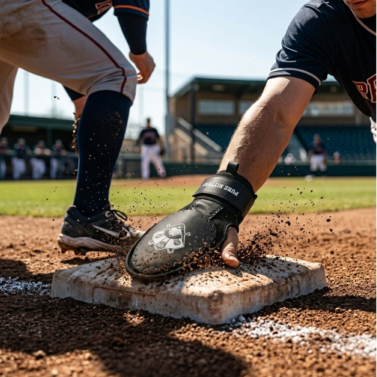 PURE HITTERS LIMITED EDITION SLIDING MITT - Available in Black & Blue