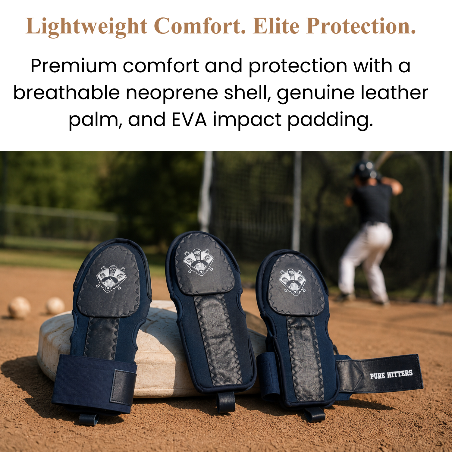PURE HITTERS LIMITED EDITION SLIDING MITT - Available in Black & Blue