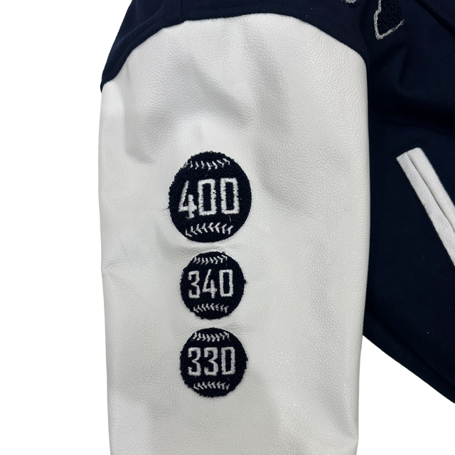 Pure Hitters Cow Leather Sleeve Varsity Jacket - Wool Body, Thermal Lined, Stylish Men’s Outerwear