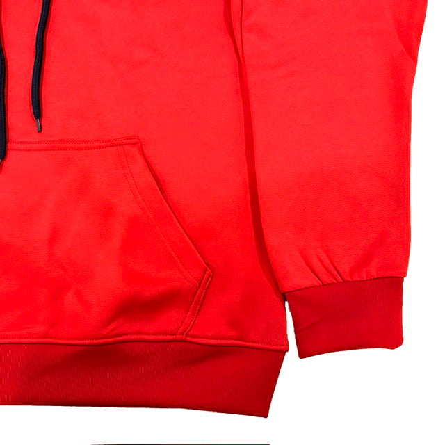 Pure Hitters Chenille Patch Hoodie - Heavyweight Fleece Streetwear (Unisex Red)