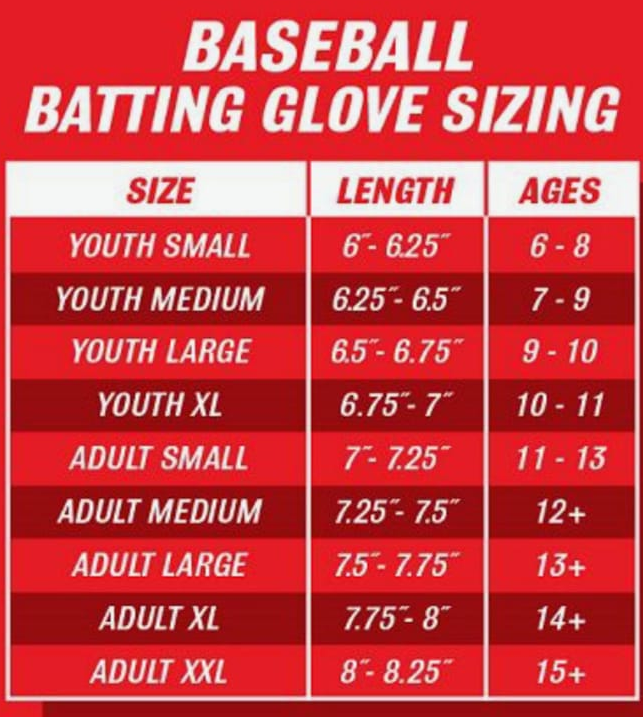 PURE HITTERS PRO LEATHER YOUTH BATTING GLOVES Black & Red | Goat Leather Grip | Dual Size S/M & L/XL | Neoprene Wrist Strap