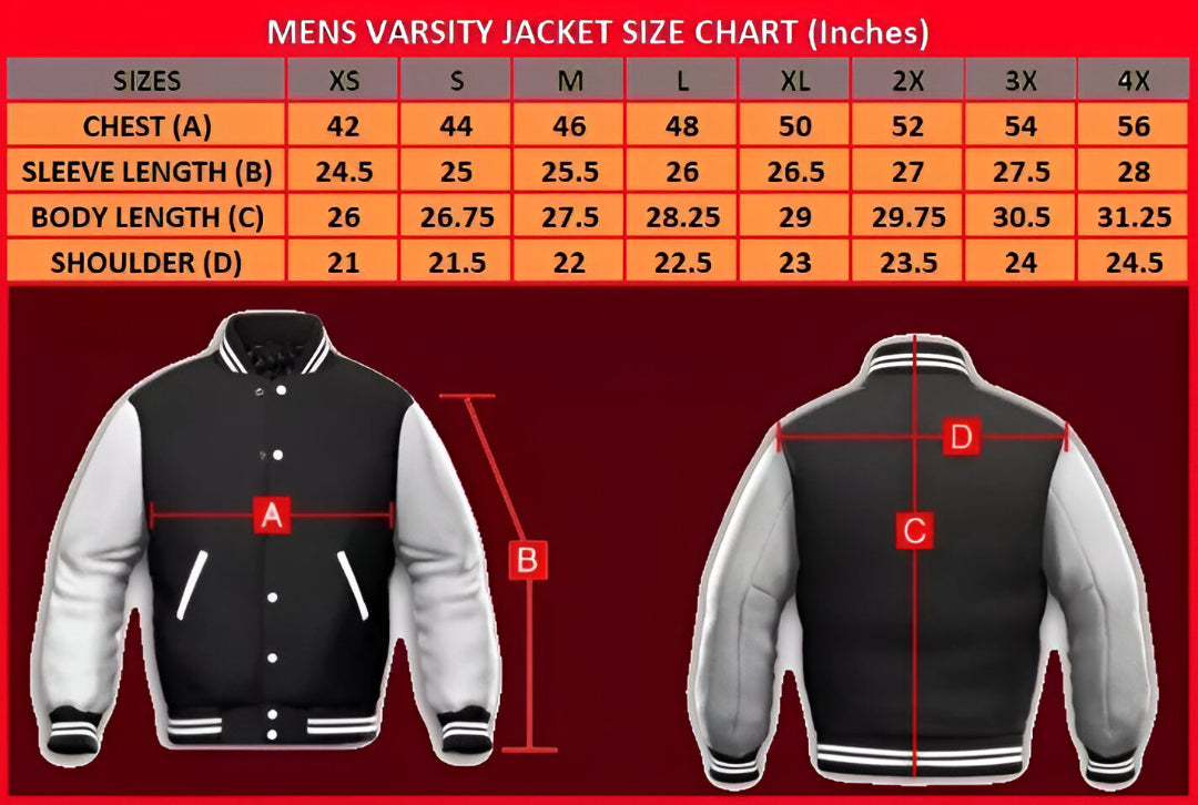 Pure Hitters Cow Leather Sleeve Varsity Jacket - Wool Body, Thermal Lined, Stylish Men’s Outerwear